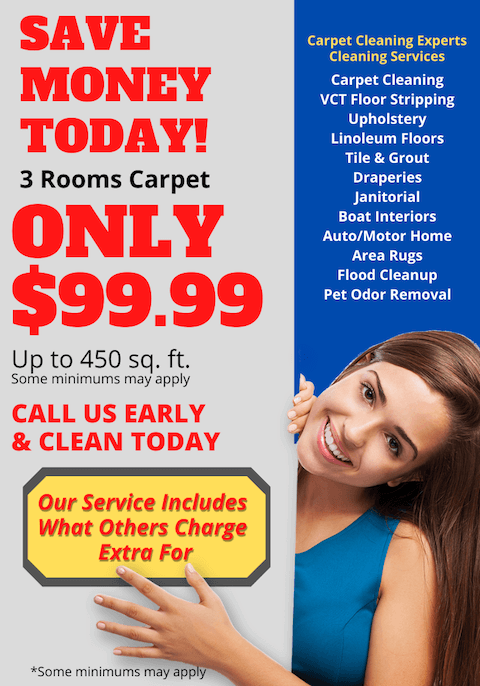 Boston MA Carpet Cleaners  3 Rooms $99.99. Free estimates. Call 800-479-1204
